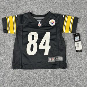 New Nike NFL Pittsburgh Steelers #84 Antonio Brown Toddler Jersey 2T On Field